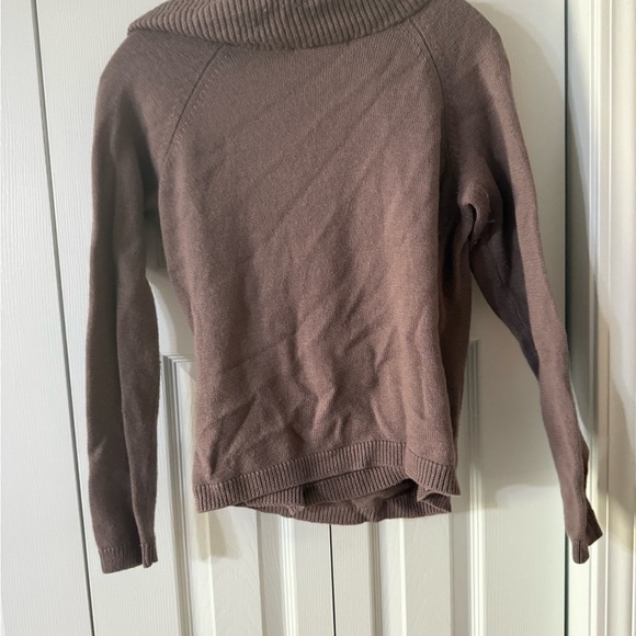Apostrophe Brown Cowl Neck Sweater - Picture 4 of 4